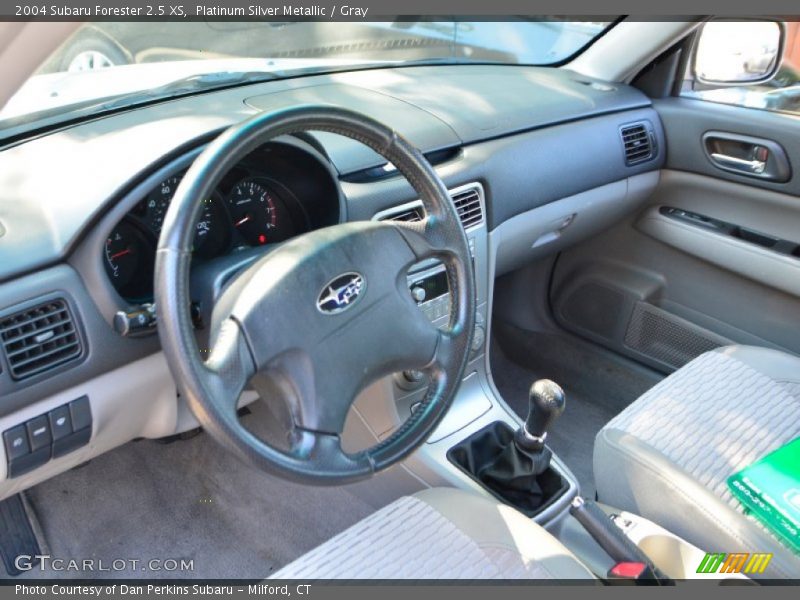 Platinum Silver Metallic / Gray 2004 Subaru Forester 2.5 XS