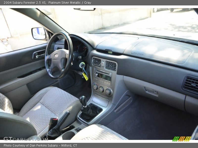 Platinum Silver Metallic / Gray 2004 Subaru Forester 2.5 XS