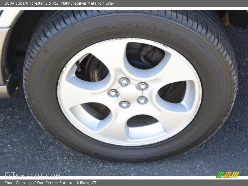 Platinum Silver Metallic / Gray 2004 Subaru Forester 2.5 XS