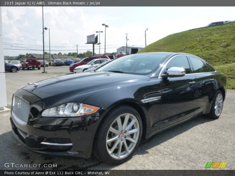 Ultimate Black Metallic / Jet/Jet 2015 Jaguar XJ XJ AWD