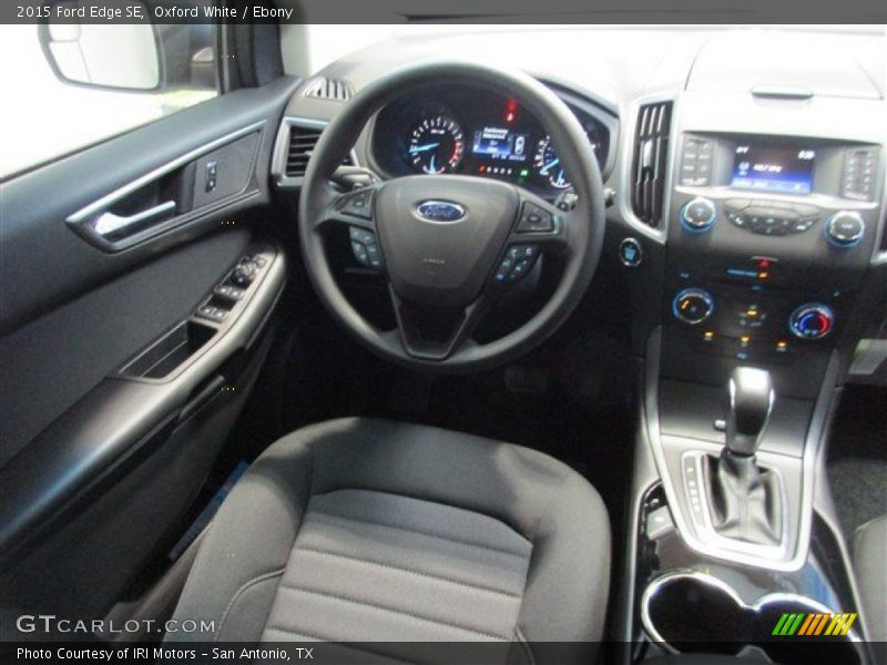 Oxford White / Ebony 2015 Ford Edge SE