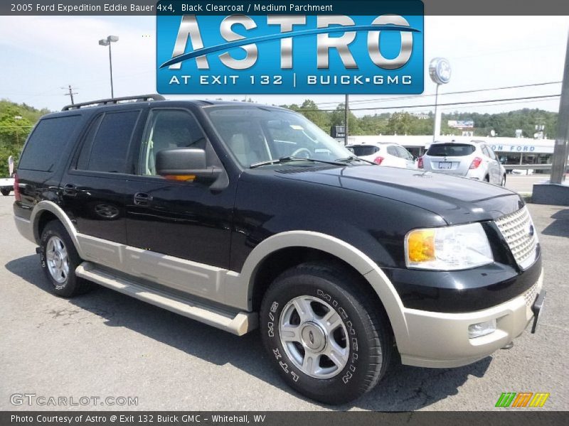 Black Clearcoat / Medium Parchment 2005 Ford Expedition Eddie Bauer 4x4