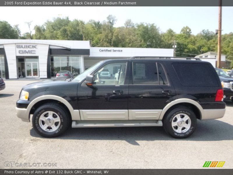 Black Clearcoat / Medium Parchment 2005 Ford Expedition Eddie Bauer 4x4