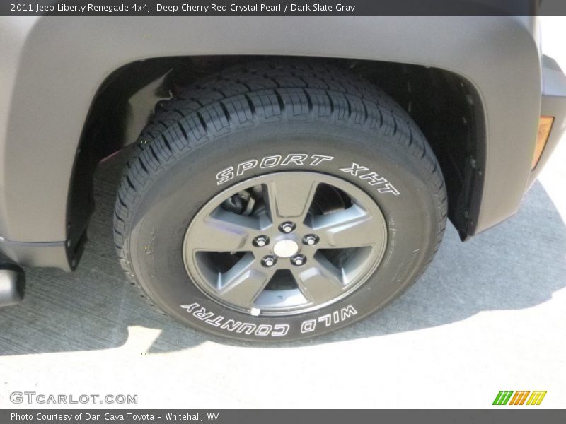 Deep Cherry Red Crystal Pearl / Dark Slate Gray 2011 Jeep Liberty Renegade 4x4