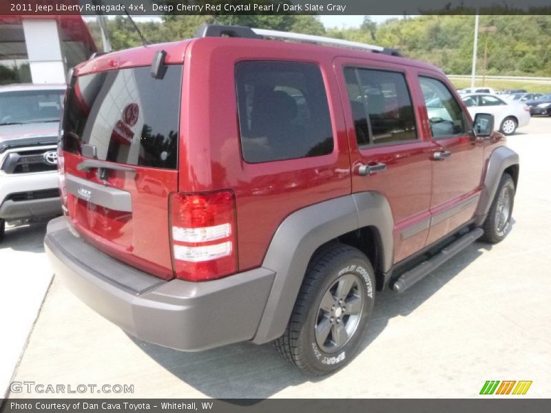 Deep Cherry Red Crystal Pearl / Dark Slate Gray 2011 Jeep Liberty Renegade 4x4