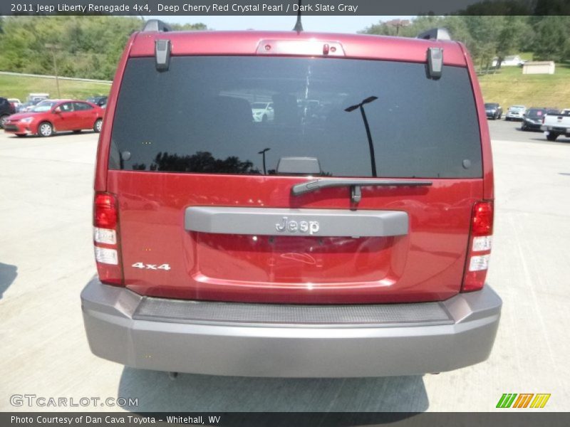 Deep Cherry Red Crystal Pearl / Dark Slate Gray 2011 Jeep Liberty Renegade 4x4