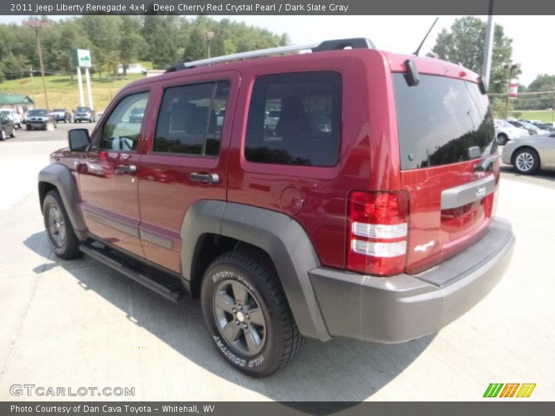 Deep Cherry Red Crystal Pearl / Dark Slate Gray 2011 Jeep Liberty Renegade 4x4