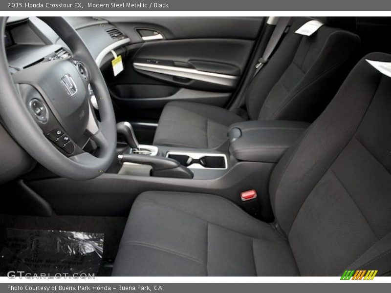 Modern Steel Metallic / Black 2015 Honda Crosstour EX