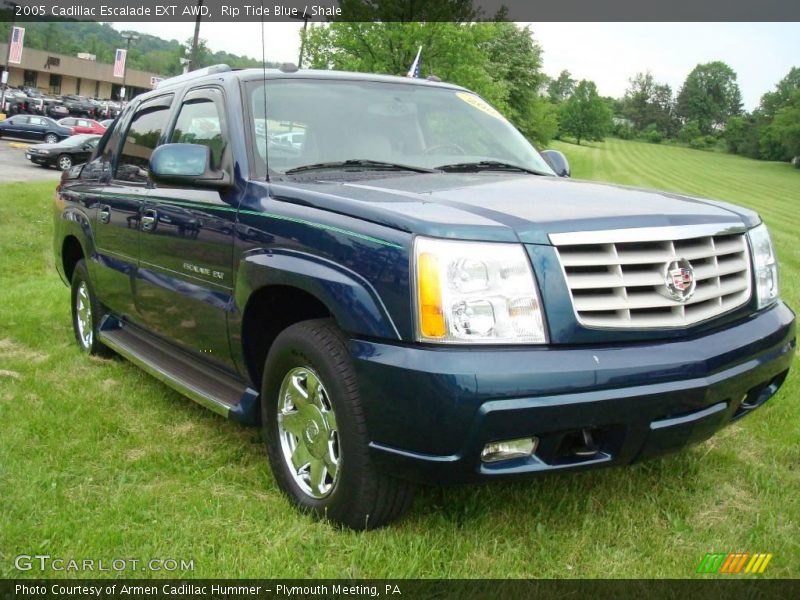 Rip Tide Blue / Shale 2005 Cadillac Escalade EXT AWD