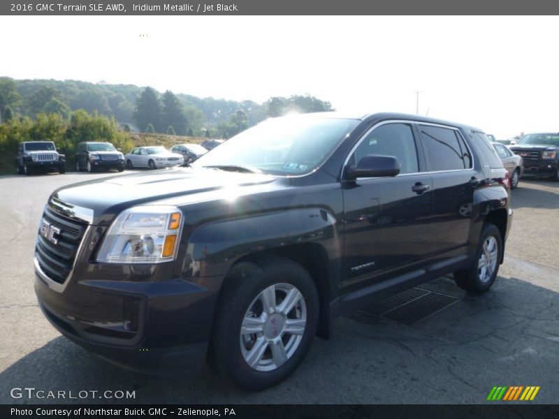 Iridium Metallic / Jet Black 2016 GMC Terrain SLE AWD