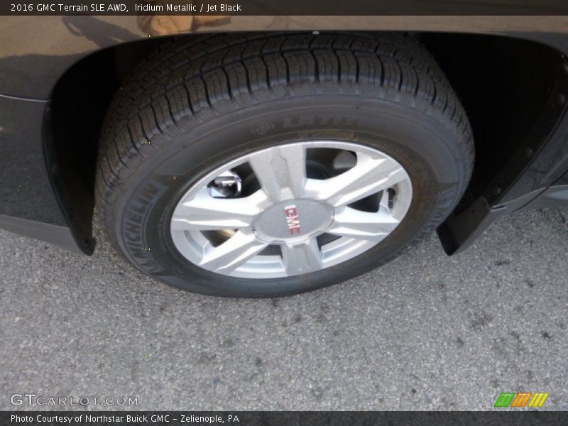 Iridium Metallic / Jet Black 2016 GMC Terrain SLE AWD