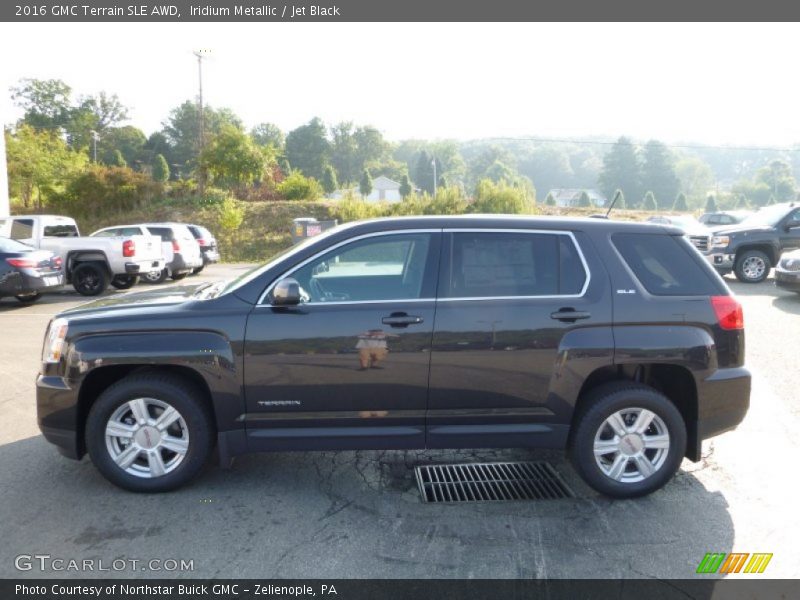 Iridium Metallic / Jet Black 2016 GMC Terrain SLE AWD