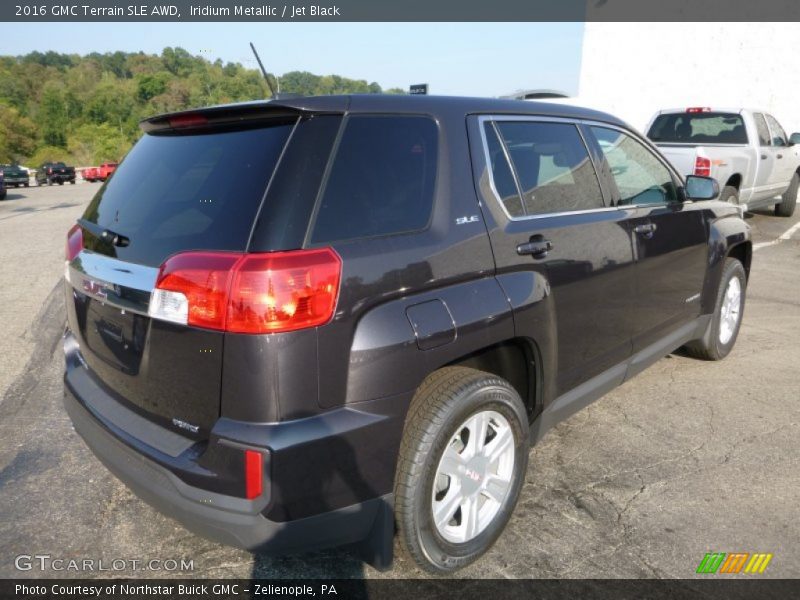 Iridium Metallic / Jet Black 2016 GMC Terrain SLE AWD
