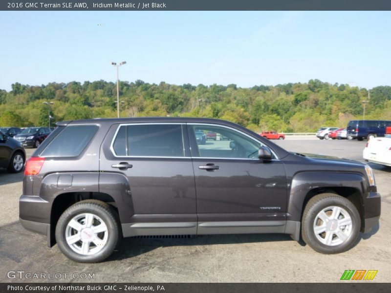 Iridium Metallic / Jet Black 2016 GMC Terrain SLE AWD