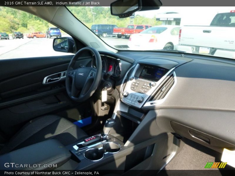 Iridium Metallic / Jet Black 2016 GMC Terrain SLE AWD