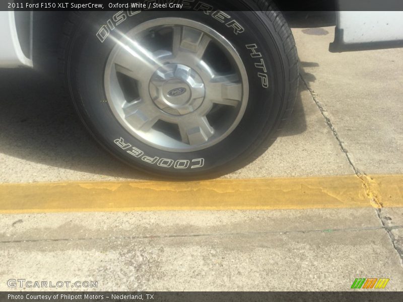 Oxford White / Steel Gray 2011 Ford F150 XLT SuperCrew