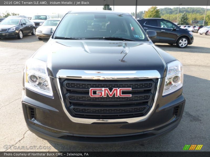 Iridium Metallic / Jet Black 2016 GMC Terrain SLE AWD