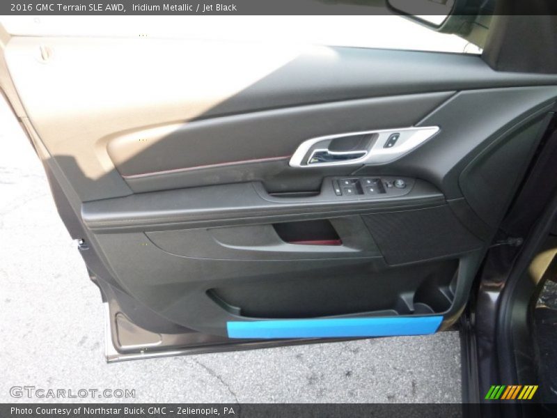 Iridium Metallic / Jet Black 2016 GMC Terrain SLE AWD