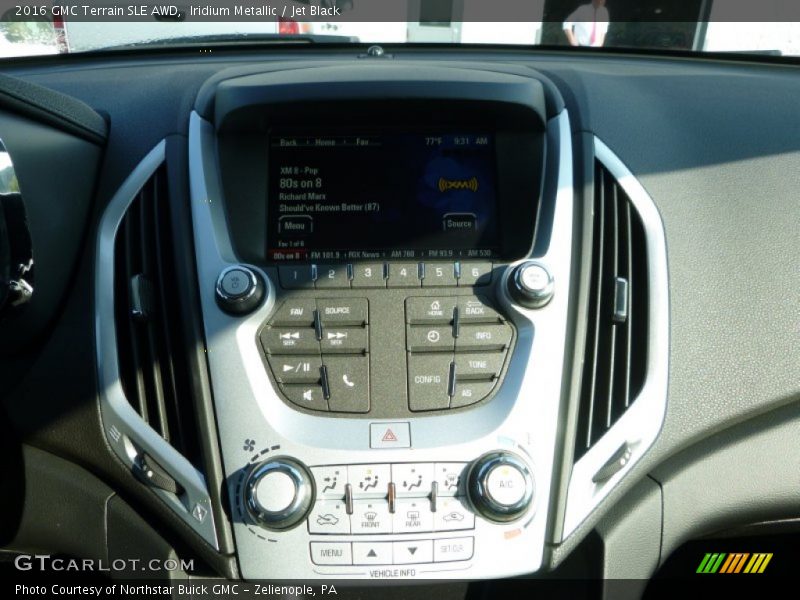 Iridium Metallic / Jet Black 2016 GMC Terrain SLE AWD