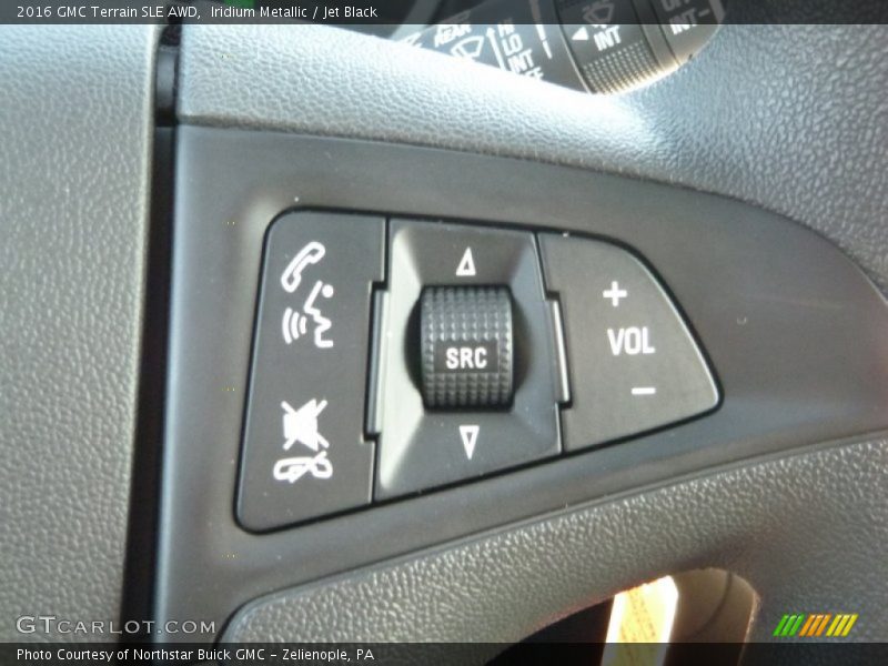 Iridium Metallic / Jet Black 2016 GMC Terrain SLE AWD