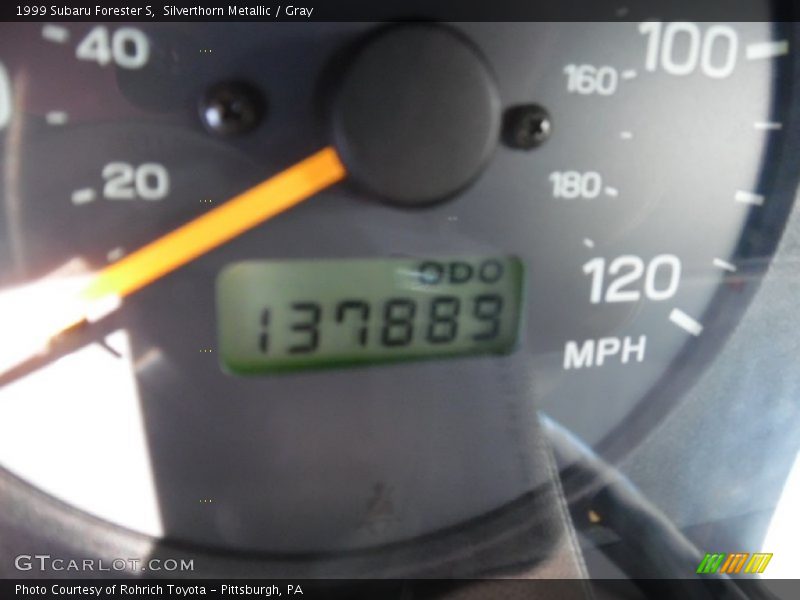 Silverthorn Metallic / Gray 1999 Subaru Forester S