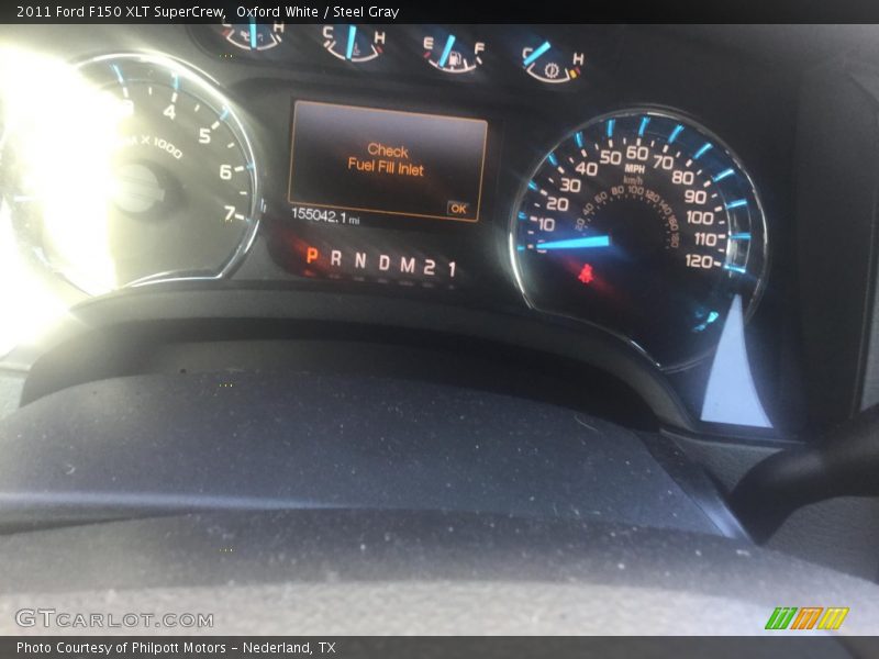 Oxford White / Steel Gray 2011 Ford F150 XLT SuperCrew