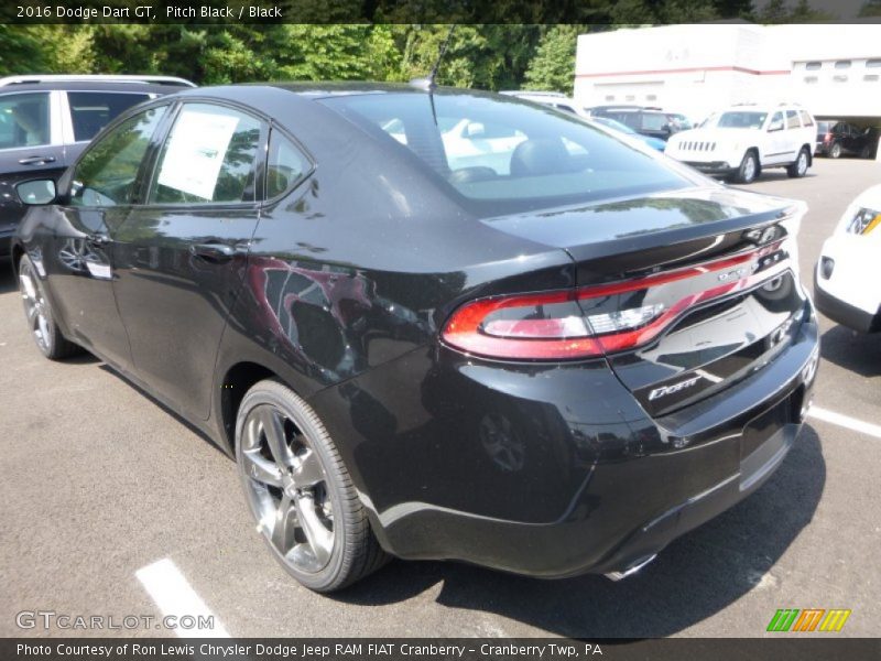 Pitch Black / Black 2016 Dodge Dart GT