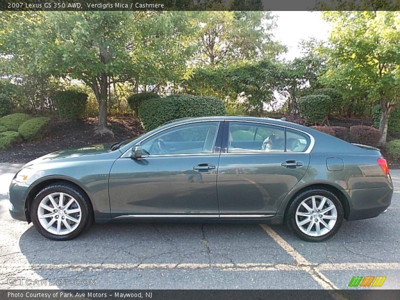 Verdigris Mica / Cashmere 2007 Lexus GS 350 AWD