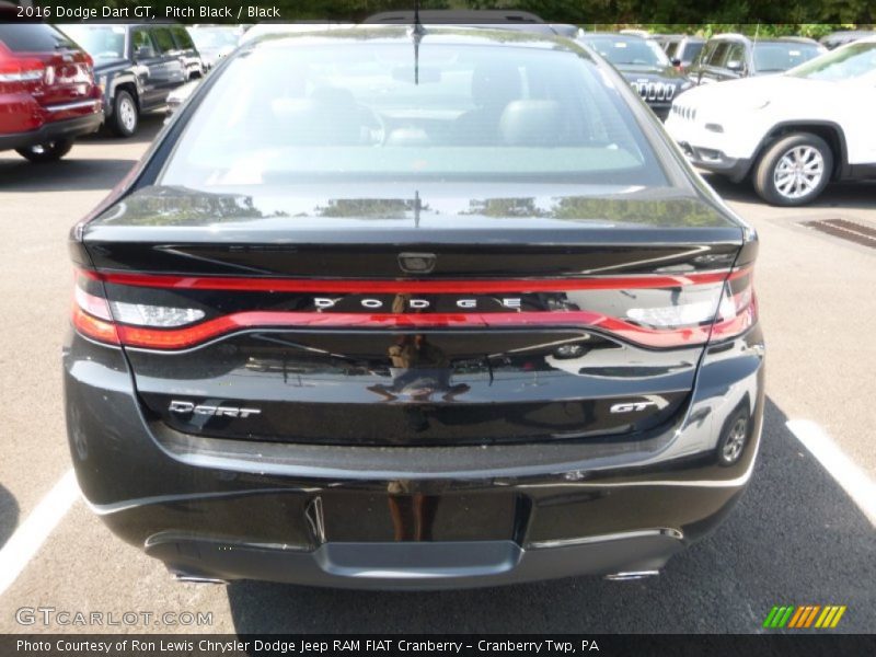 Pitch Black / Black 2016 Dodge Dart GT