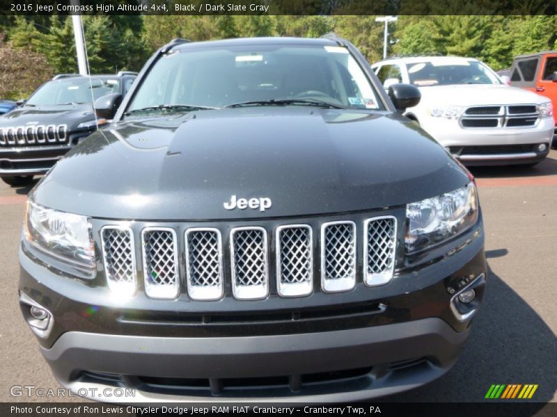 Black / Dark Slate Gray 2016 Jeep Compass High Altitude 4x4