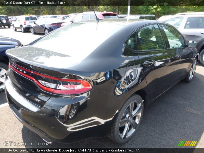 Pitch Black / Black 2016 Dodge Dart GT
