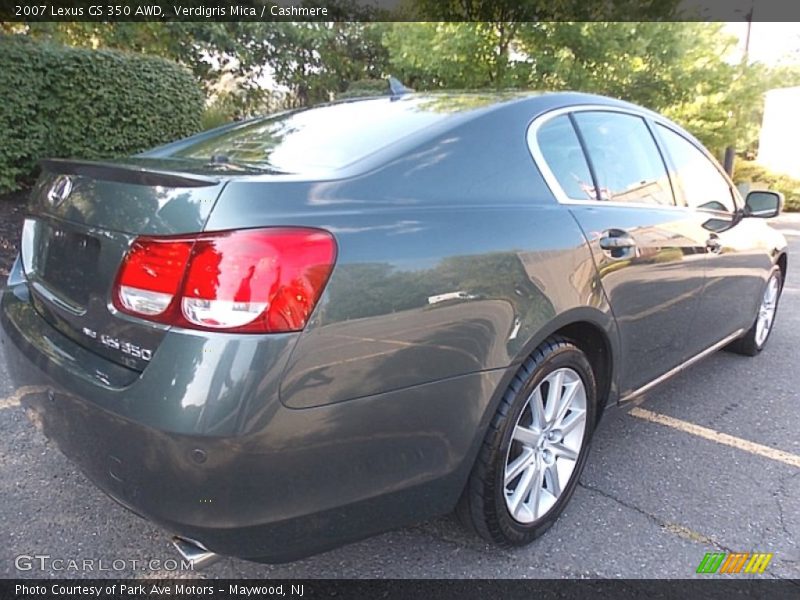 Verdigris Mica / Cashmere 2007 Lexus GS 350 AWD