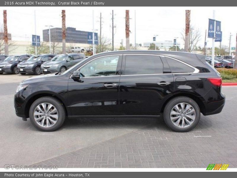 Crystal Black Pearl / Ebony 2016 Acura MDX Technology