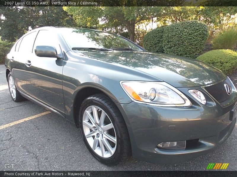 Verdigris Mica / Cashmere 2007 Lexus GS 350 AWD