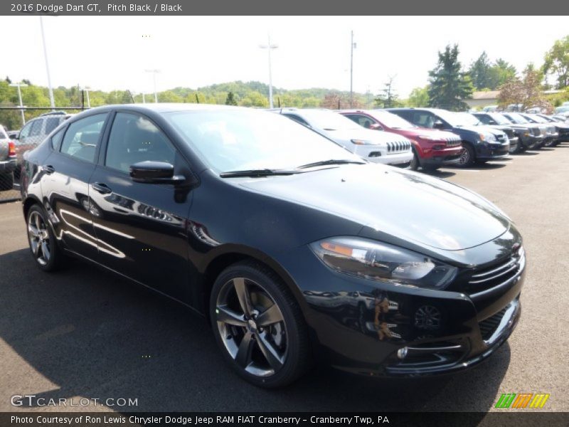 Pitch Black / Black 2016 Dodge Dart GT