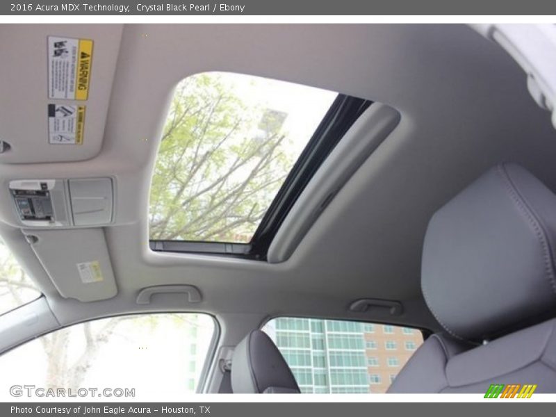 Crystal Black Pearl / Ebony 2016 Acura MDX Technology