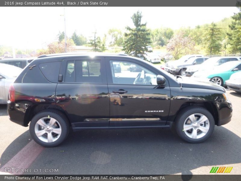 Black / Dark Slate Gray 2016 Jeep Compass Latitude 4x4