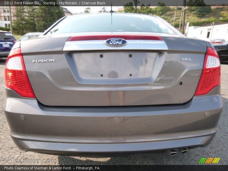 Sterling Grey Metallic / Charcoal Black 2012 Ford Fusion SEL