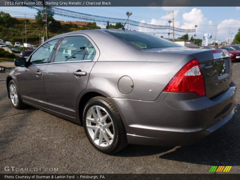 Sterling Grey Metallic / Charcoal Black 2012 Ford Fusion SEL