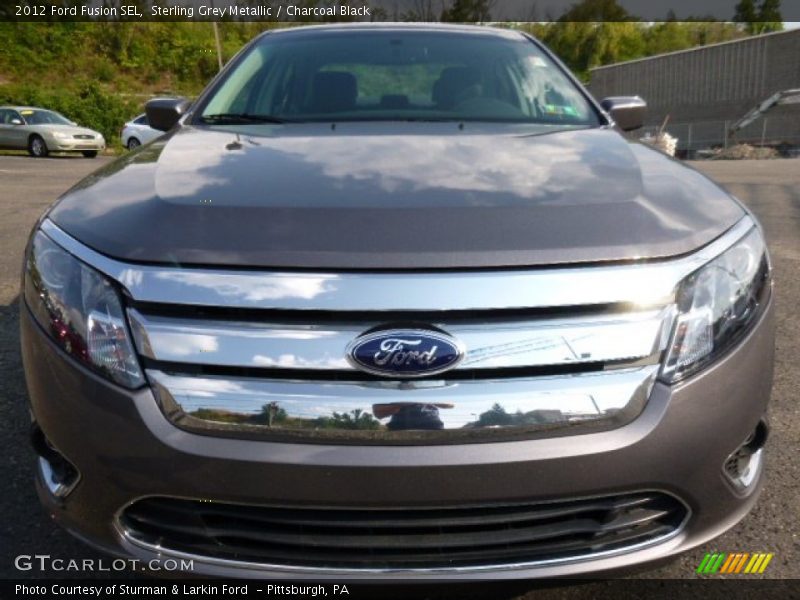 Sterling Grey Metallic / Charcoal Black 2012 Ford Fusion SEL