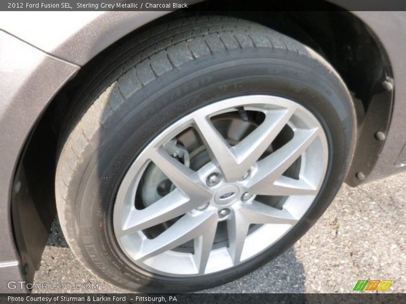 Sterling Grey Metallic / Charcoal Black 2012 Ford Fusion SEL