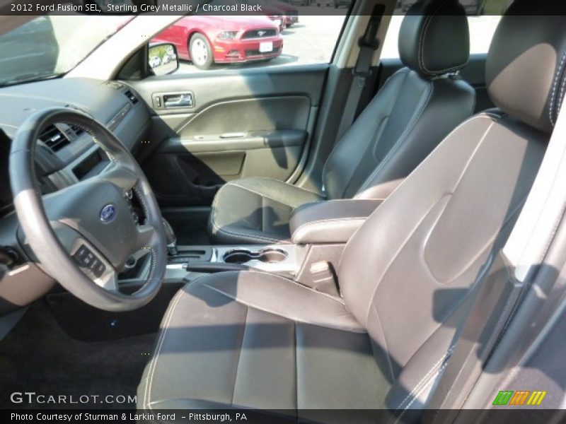 Sterling Grey Metallic / Charcoal Black 2012 Ford Fusion SEL