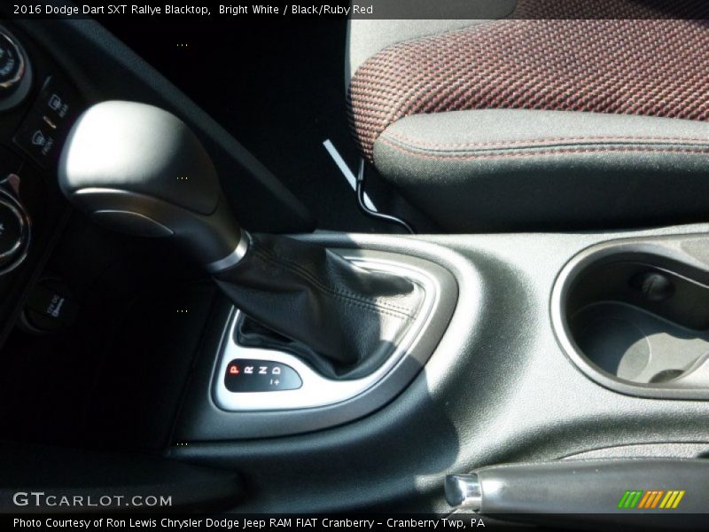 Bright White / Black/Ruby Red 2016 Dodge Dart SXT Rallye Blacktop