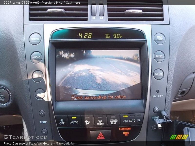 Verdigris Mica / Cashmere 2007 Lexus GS 350 AWD