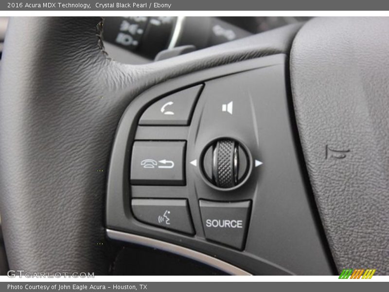 Crystal Black Pearl / Ebony 2016 Acura MDX Technology