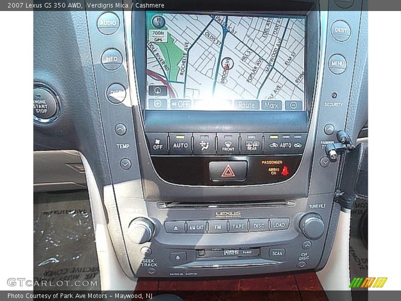 Verdigris Mica / Cashmere 2007 Lexus GS 350 AWD