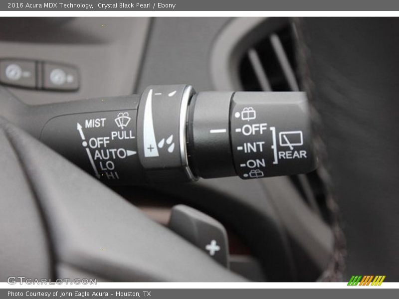 Crystal Black Pearl / Ebony 2016 Acura MDX Technology