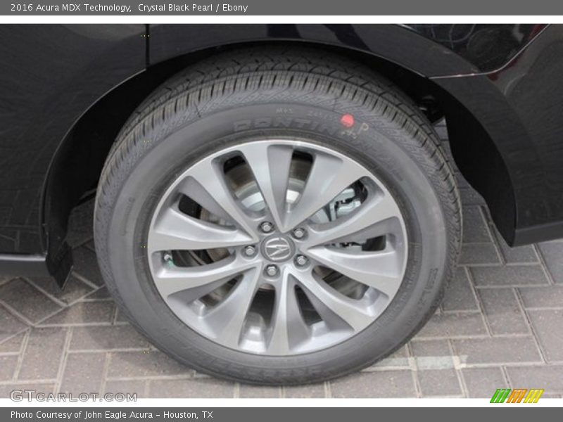 Crystal Black Pearl / Ebony 2016 Acura MDX Technology