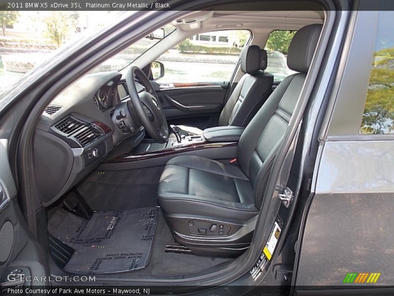 Platinum Gray Metallic / Black 2011 BMW X5 xDrive 35i