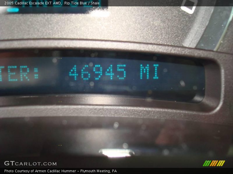 Rip Tide Blue / Shale 2005 Cadillac Escalade EXT AWD